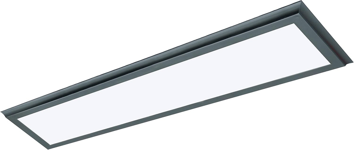LED Linear Surface Mount Light, 1ft x 4ft, White, 3000K L520