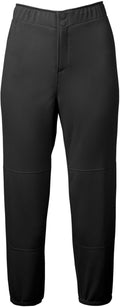 Black Non-Belted Low Rise Fastpitch Pant R25040