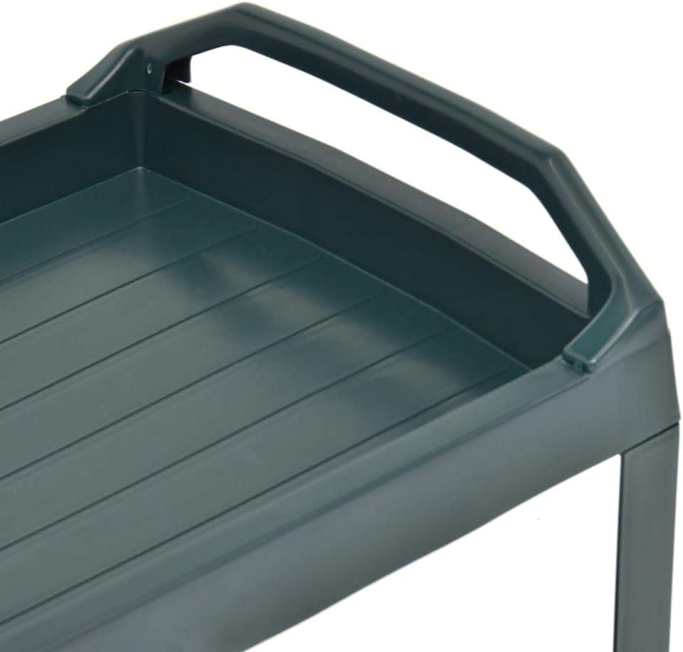 Green Plastic Beverage Cart X191