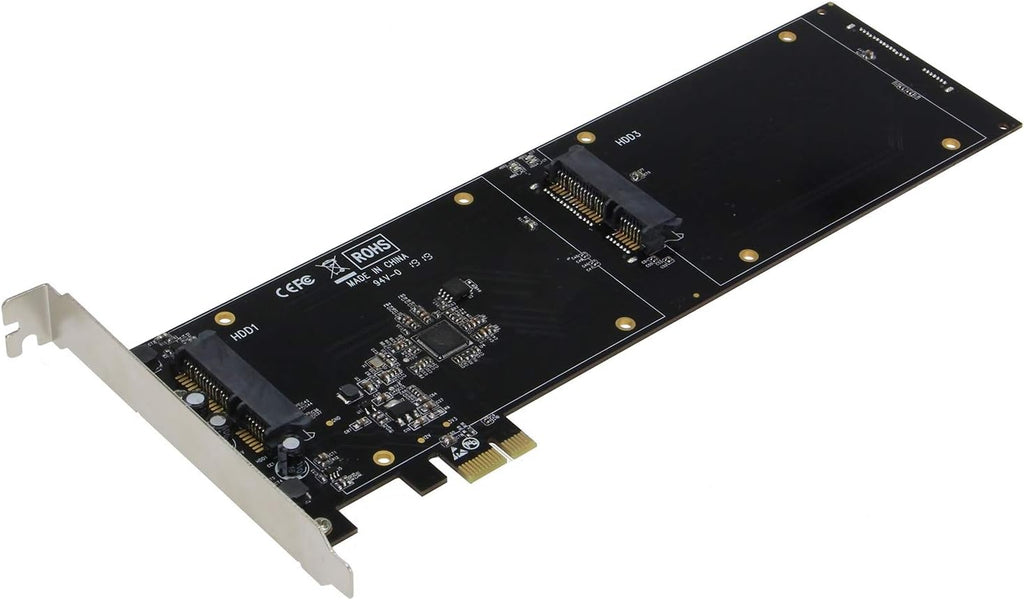 PCI Express Quad 2.5 Inch SATA SSD Controller Card F2366