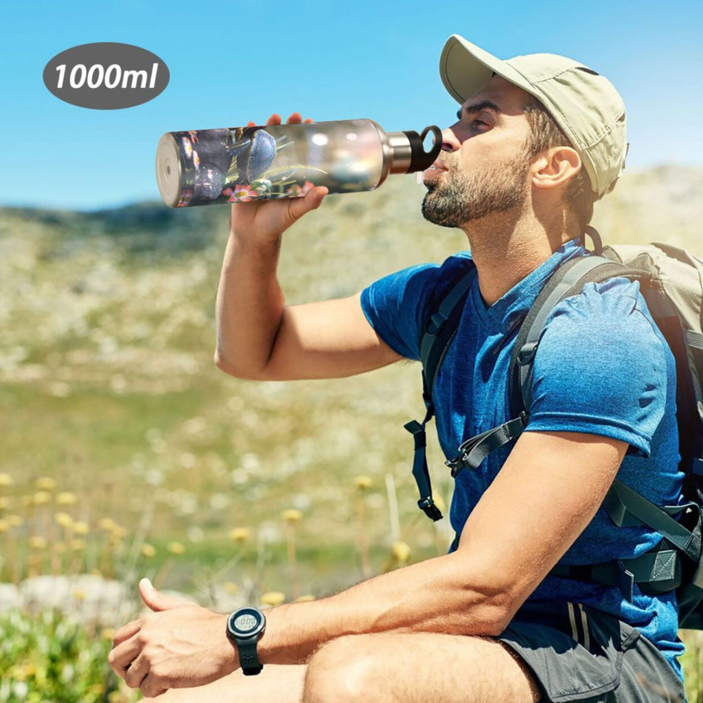 Insulated Stainless Steel Water Bottle with Straw Lid 20 oz M801119