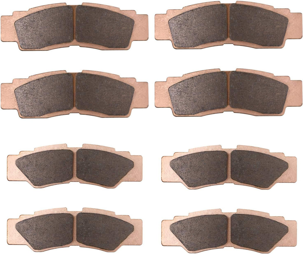 Brake Pads for Yamaha YXZ 1000R, 4 set Front & Rear Severe Duty Replacement, Pack of 2 W527151