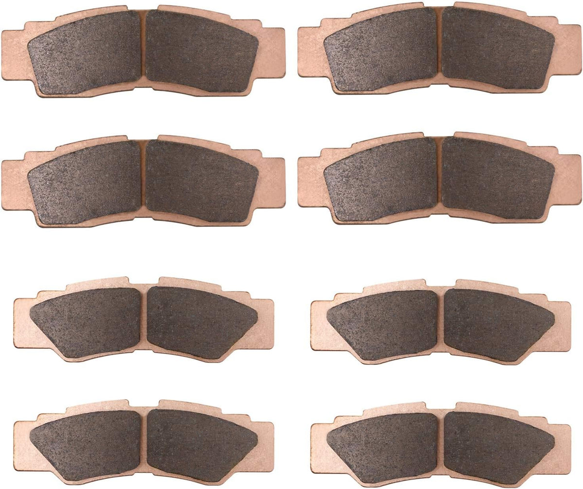 Brake Pads for Yamaha YXZ 1000R, 4 set Front & Rear Severe Duty Replacement, Pack of 2 W527151