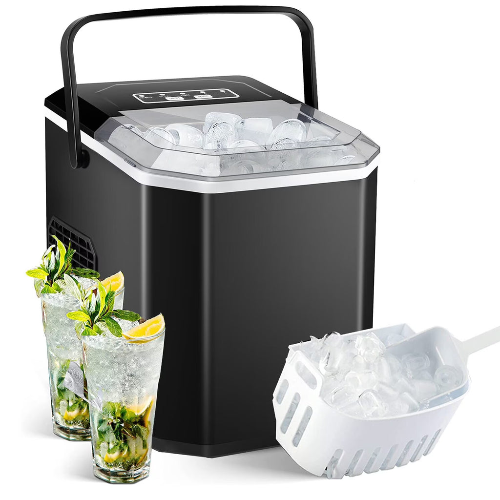Countertop Ice Maker with Handle, 26Lbs/24H E284254