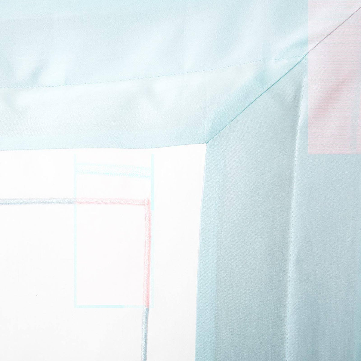 Aqua Sateen Sham Y6804