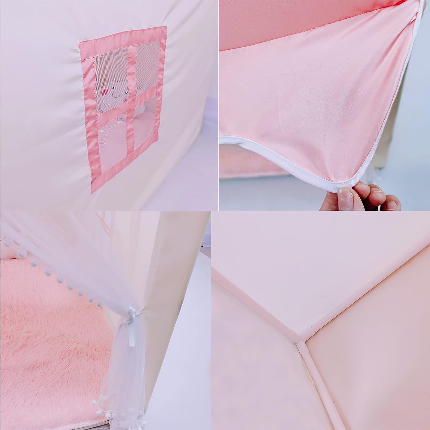 Pink Princess Castle Play Tent for Girls R462
