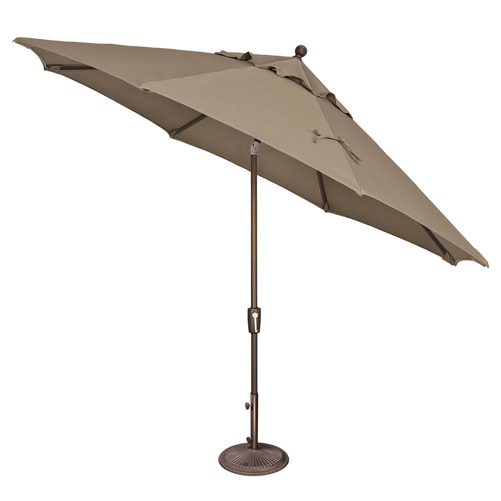 Black Octagon Push Button Tilt Market Umbrella K11658