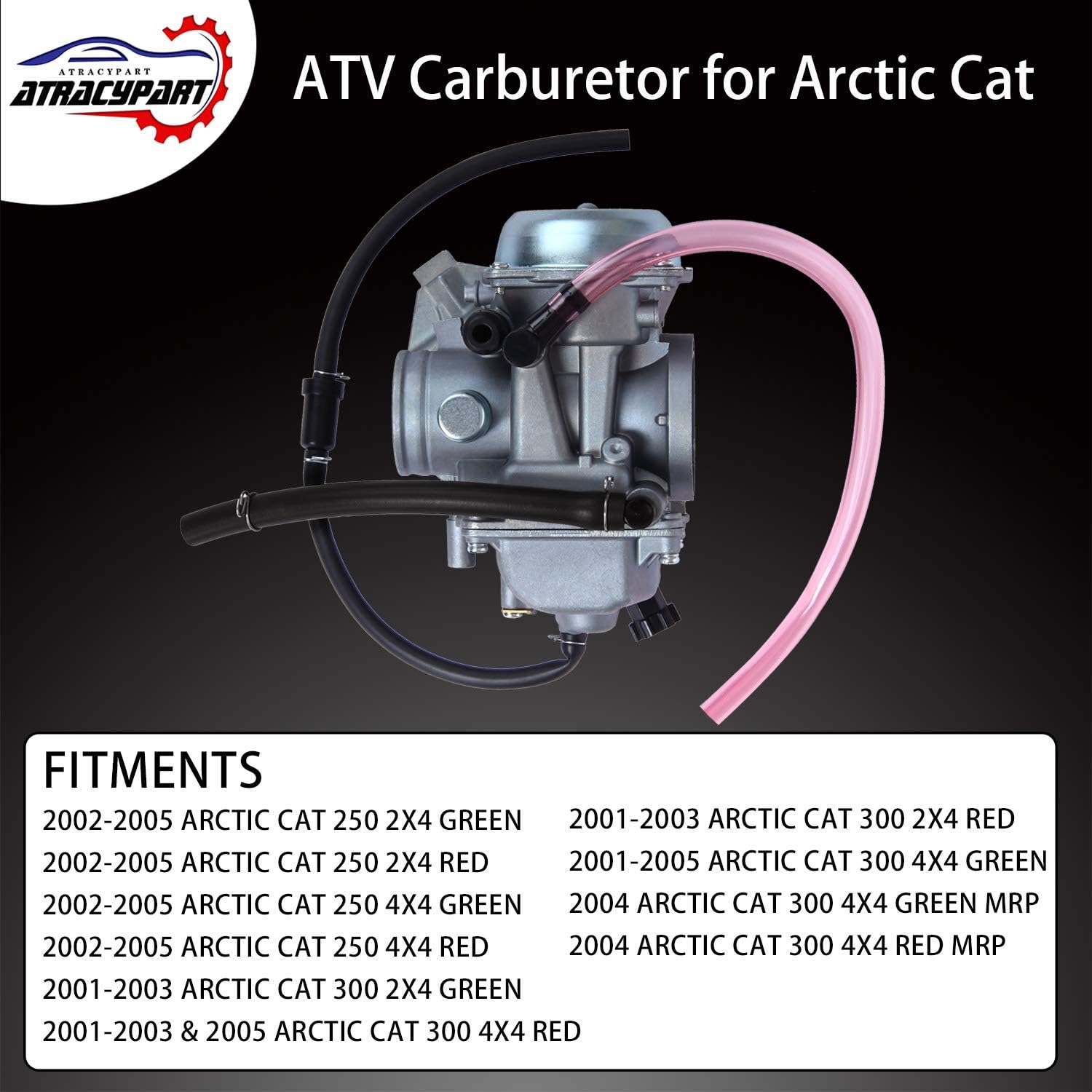 Carburetor Pack of 2 for Arctic Cat 250 300 2x4 4x4 X56905