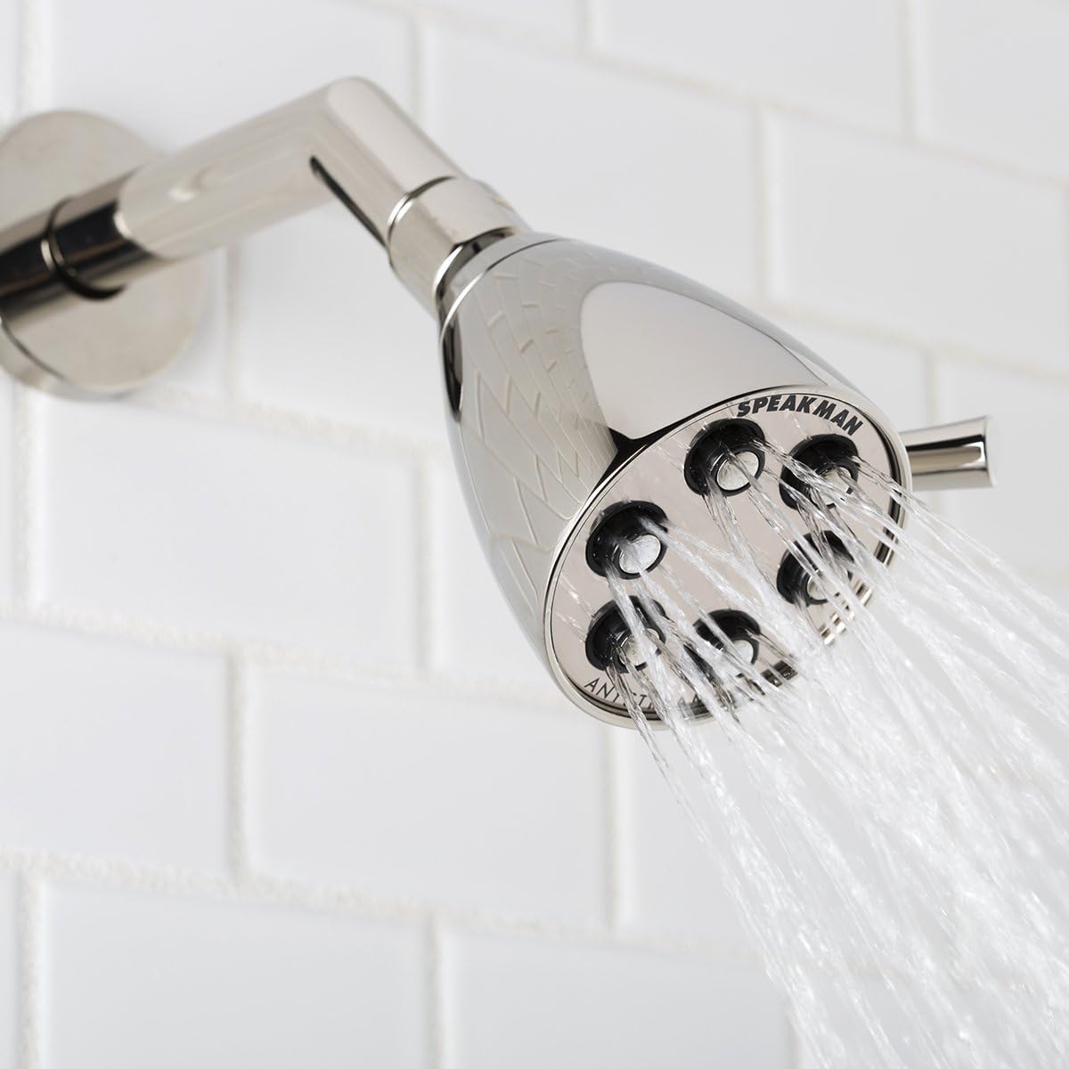 Polished Nickel Adjustable Shower Head I876044