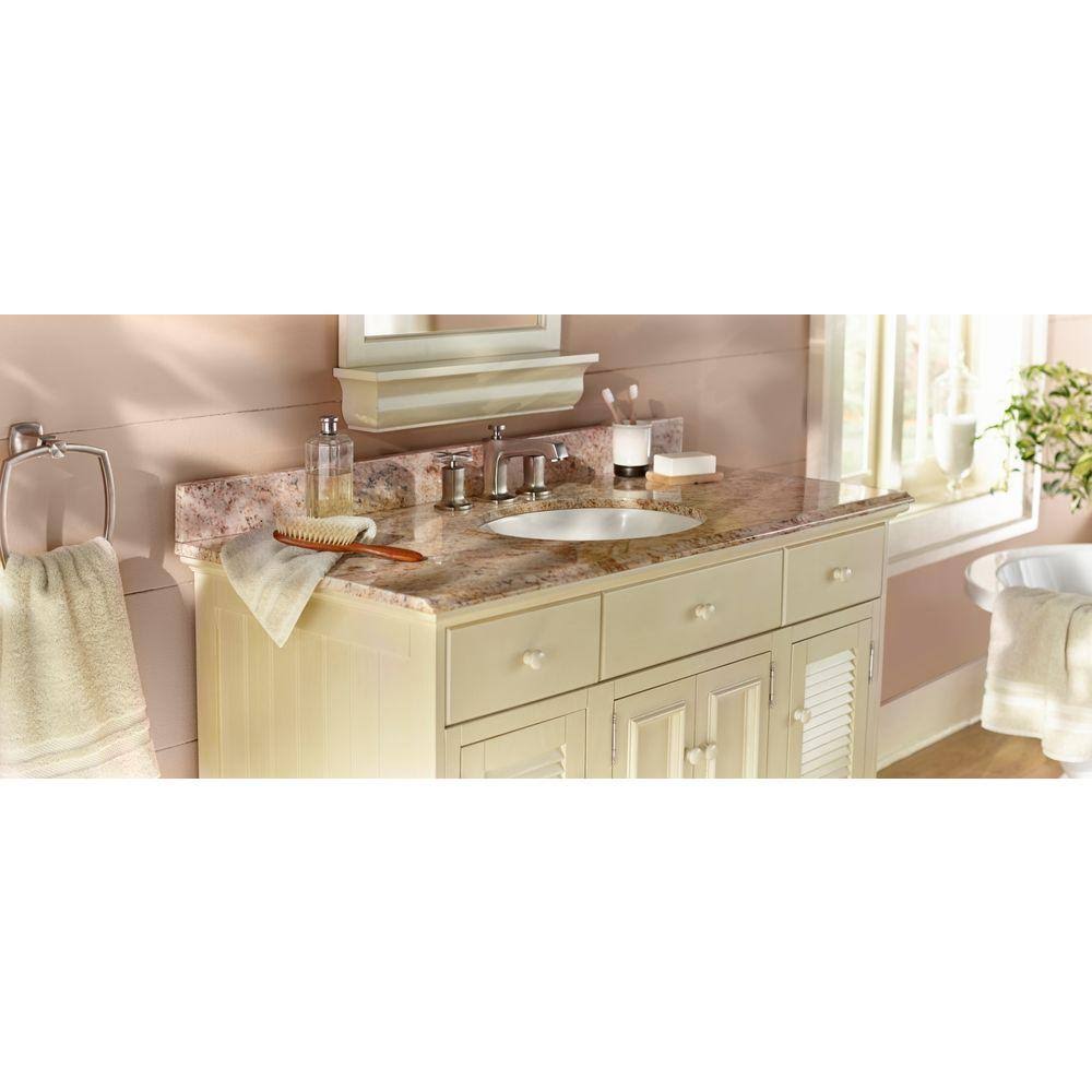 Vibrant Brushed Nickel Widespread Bathroom Faucet X1298