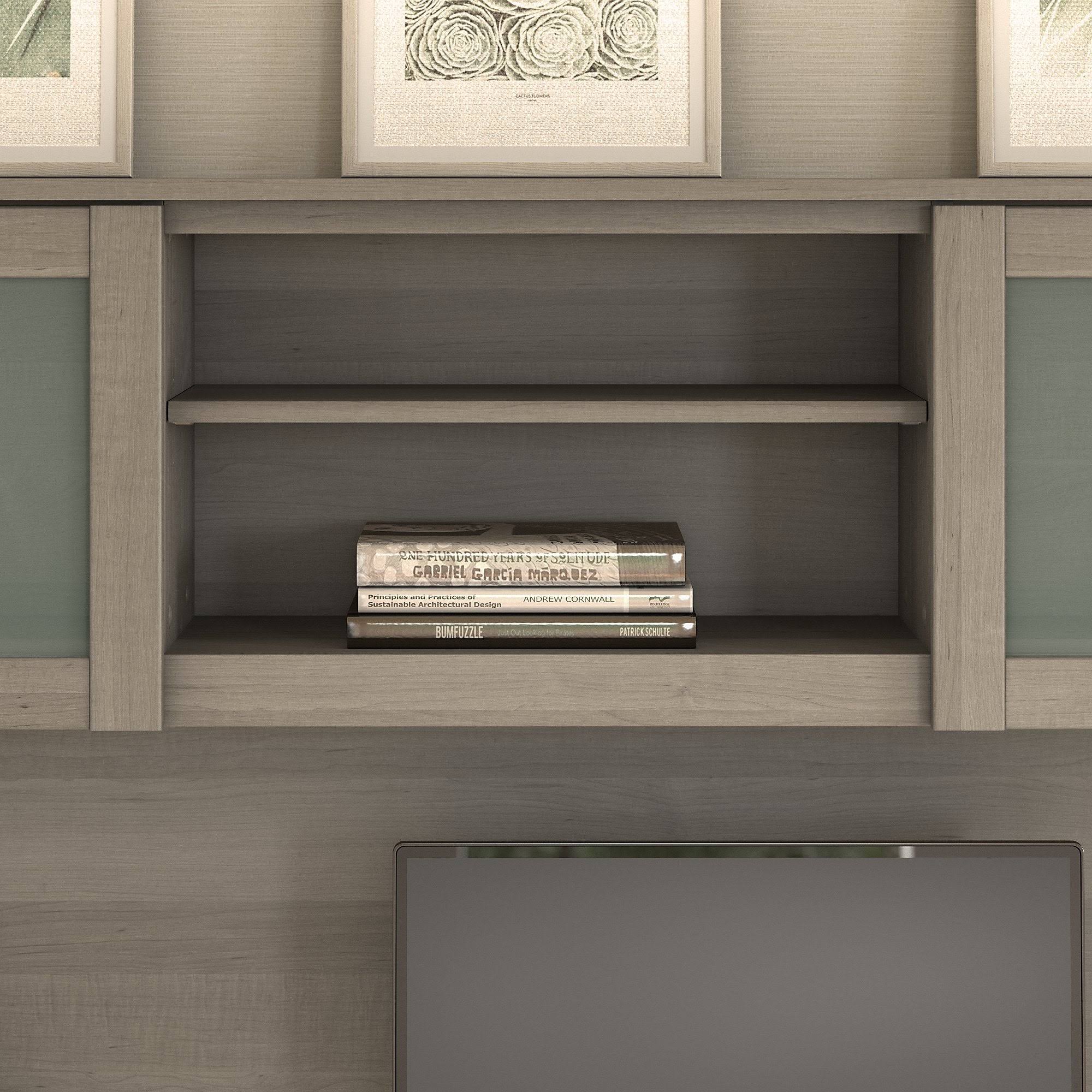 White Desk Hutch A762