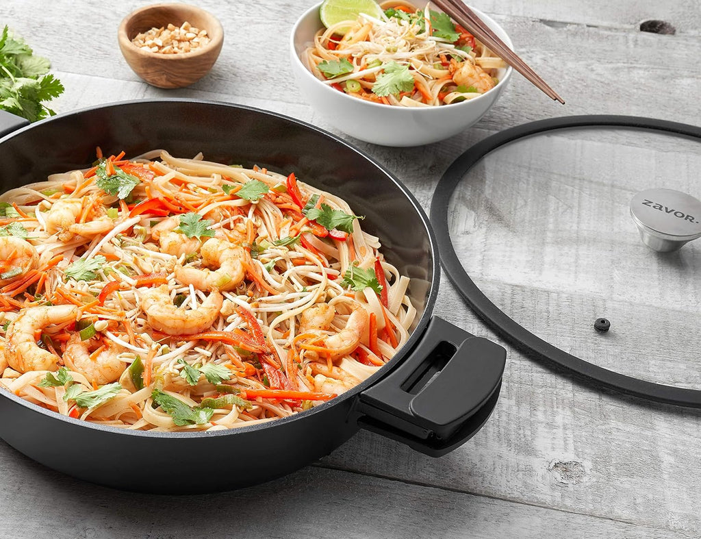 7 Piece Nonstick Ceramic Cookware Set with Detachable Handles W492