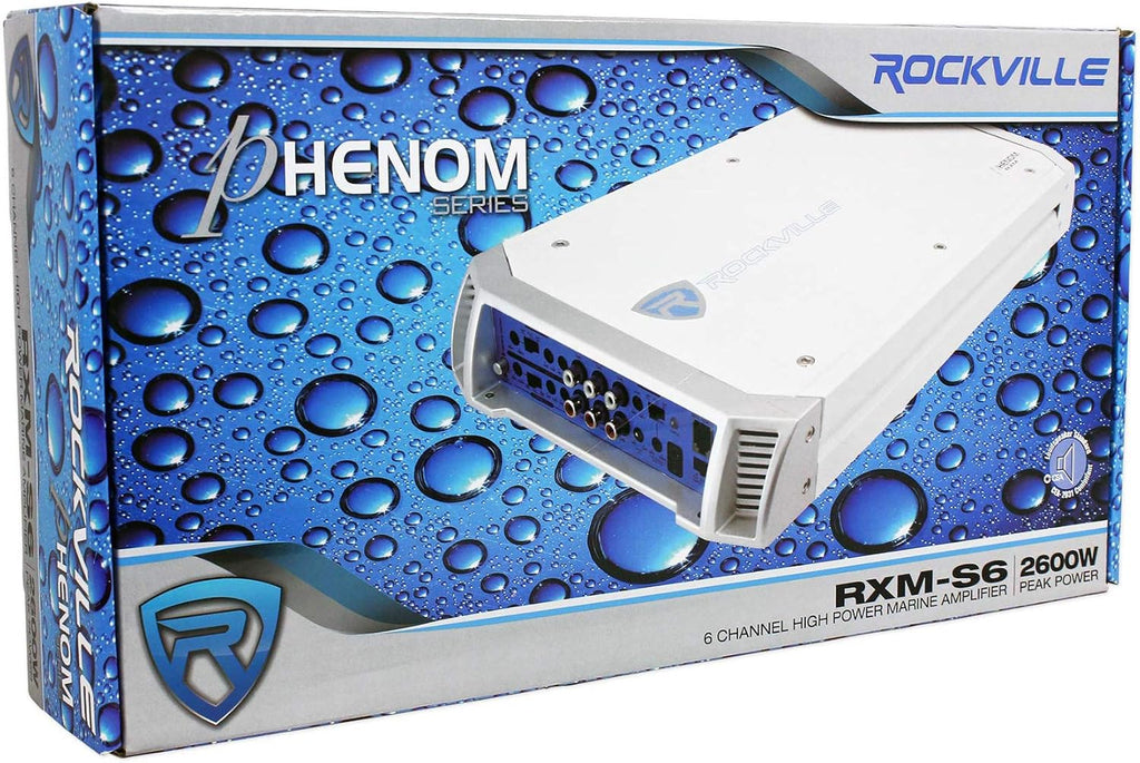 6 Channel Marine Amplifier 2600 Watt Peak RMS I3249
