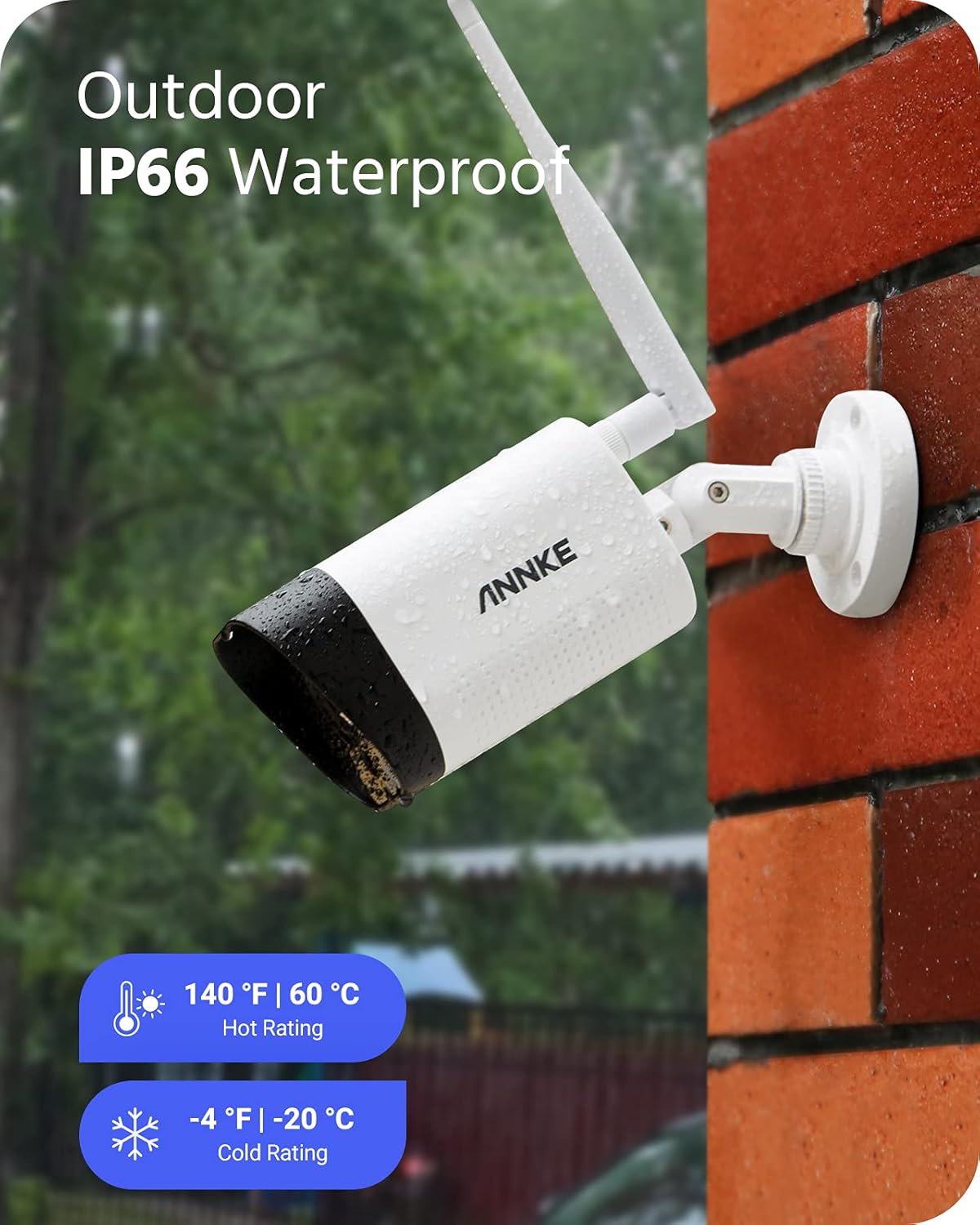 8CH Wireless Security Camera System with 1TB Hard Drive and 8 1440P Outdoor WiFi IP Cameras H170