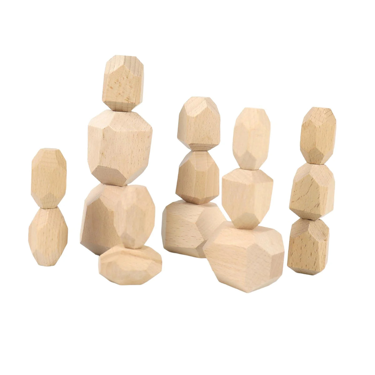 Wooden Stacking Stones Building Blocks H996652