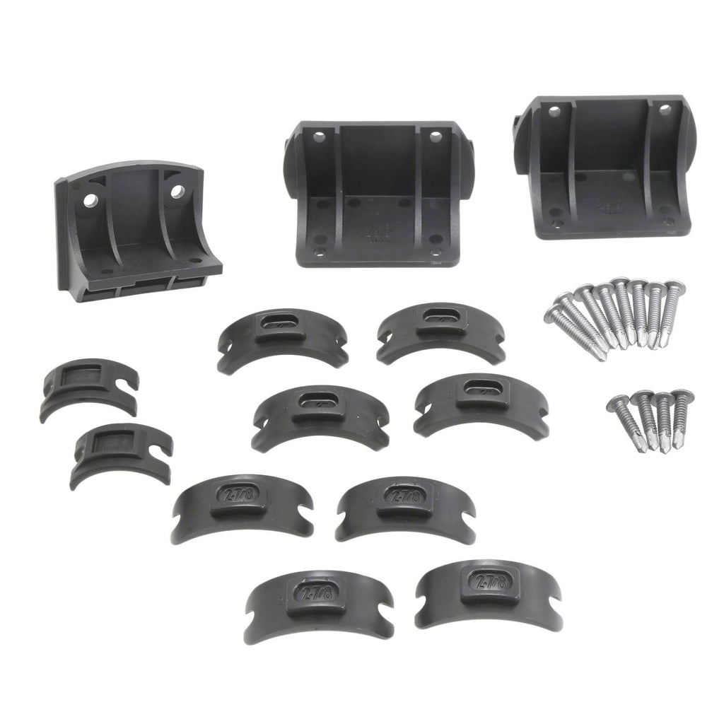 Galvanized Cast Steel Gate Safety Latch with Round Post Adapter Kit E296