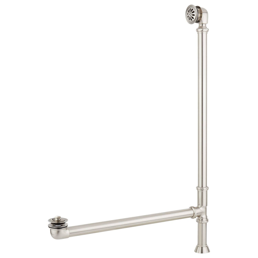Lift and Turn Tub Drain with Swivel Head in Brushed Nickel V73769