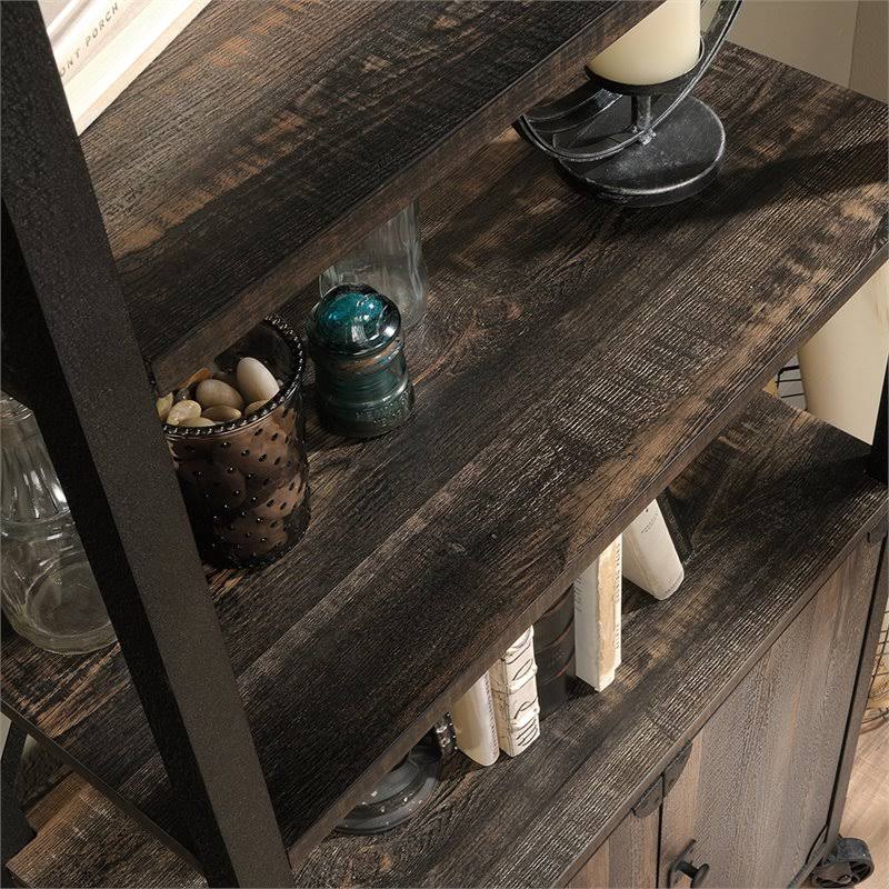 3-Shelf Metal Frame Mobile Bookcase K82239