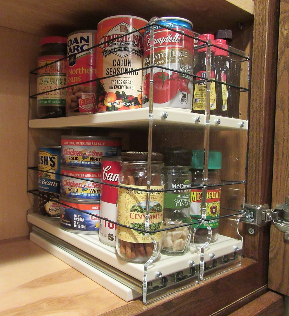 Two-Tiered Spice Organizer for Large Containers U545870