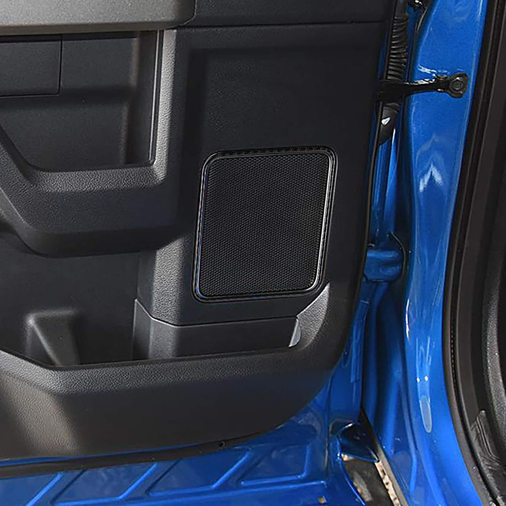 Carbon Fiber Door Loudspeaker Frame Trim Cover 4PCS J12997