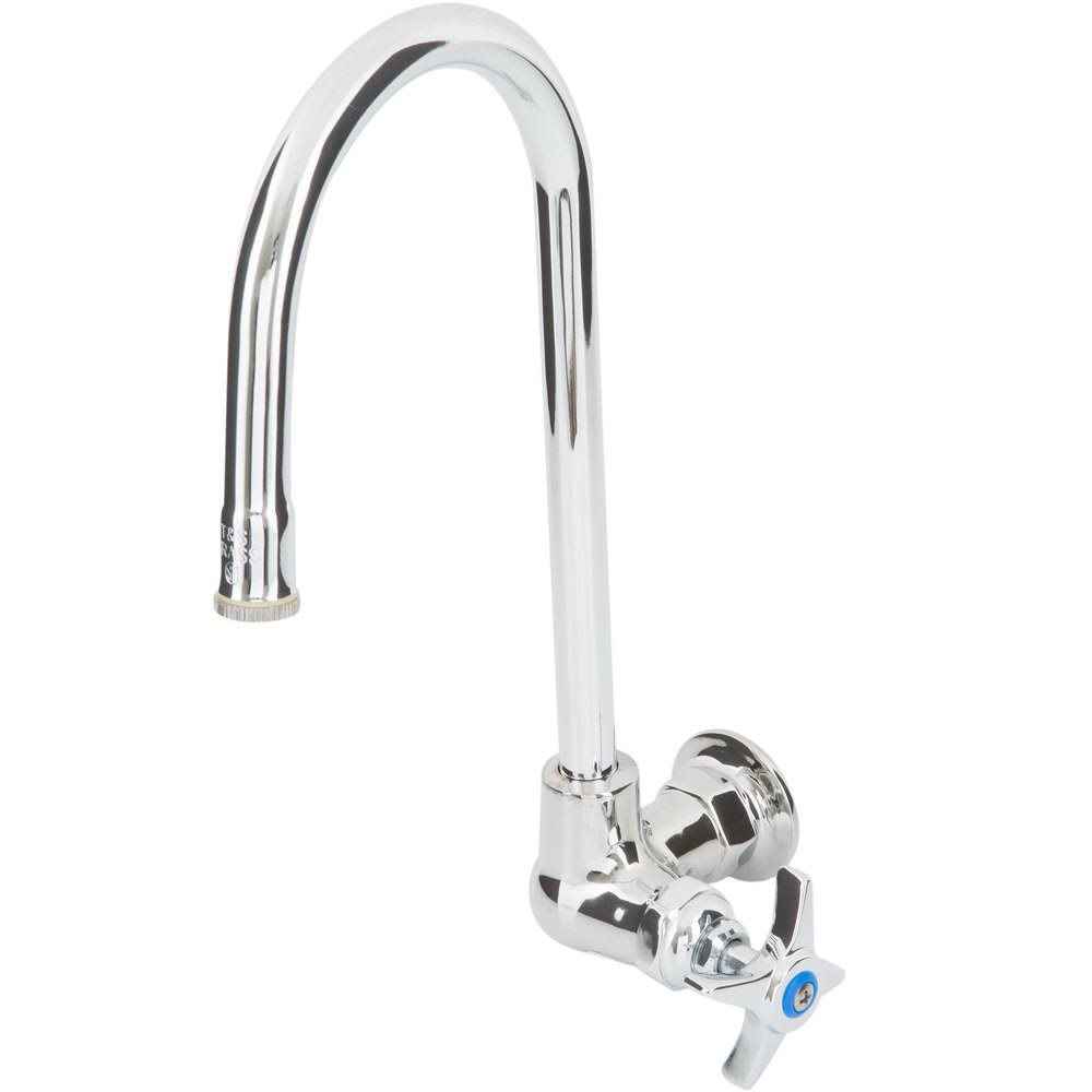 Single Sink Faucet with Gooseneck Wall P955
