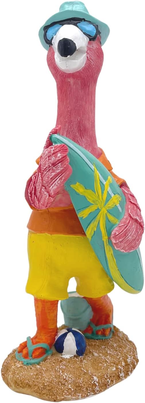 Pink Flamingo Garden Statues Resin Sculptures Yard Decor D875925