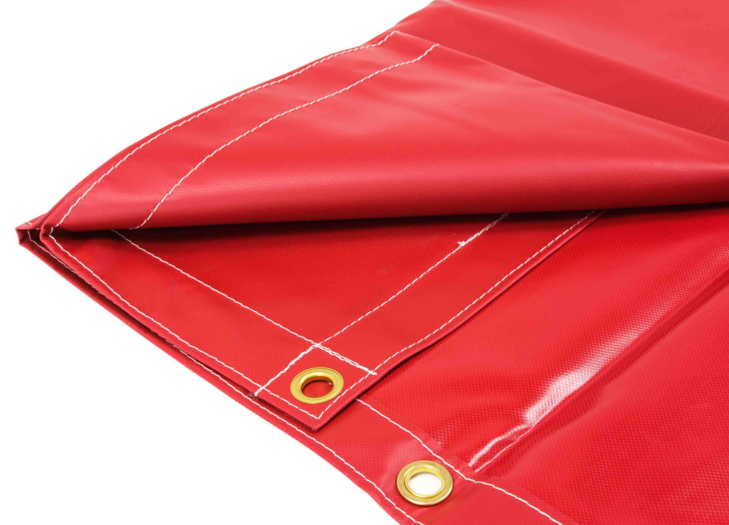 Red 18oz Vinyl Utility Tarp Waterproof S513700