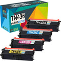 4 Pack Compatible Toner Cartridge for Brother TN436 TN433 TN431 Printer W680