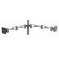 Wall Mount for Two Monitors Vertical Double Arm H458