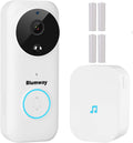 Video Doorbell Camera Wireless WIFI with Motion Detector, 1080P, 2-Way Audio, Night Vision, 4 Rechargeable Battery A137