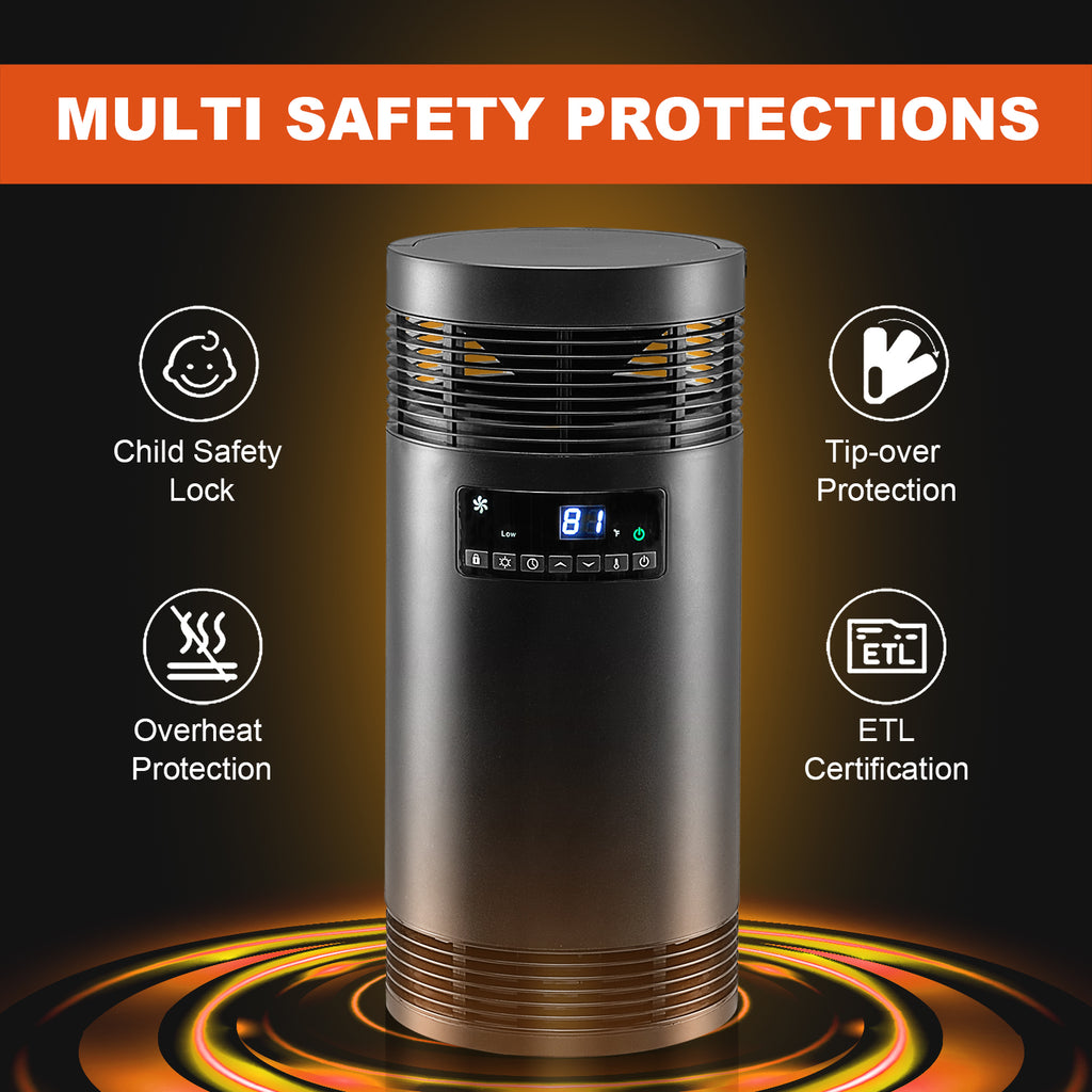 1500W PTC Ceramic Space Heater with Thermostat P8616