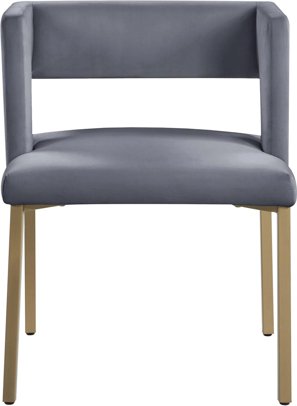 Gray Velvet Dining Chair (Set of 2) R194288