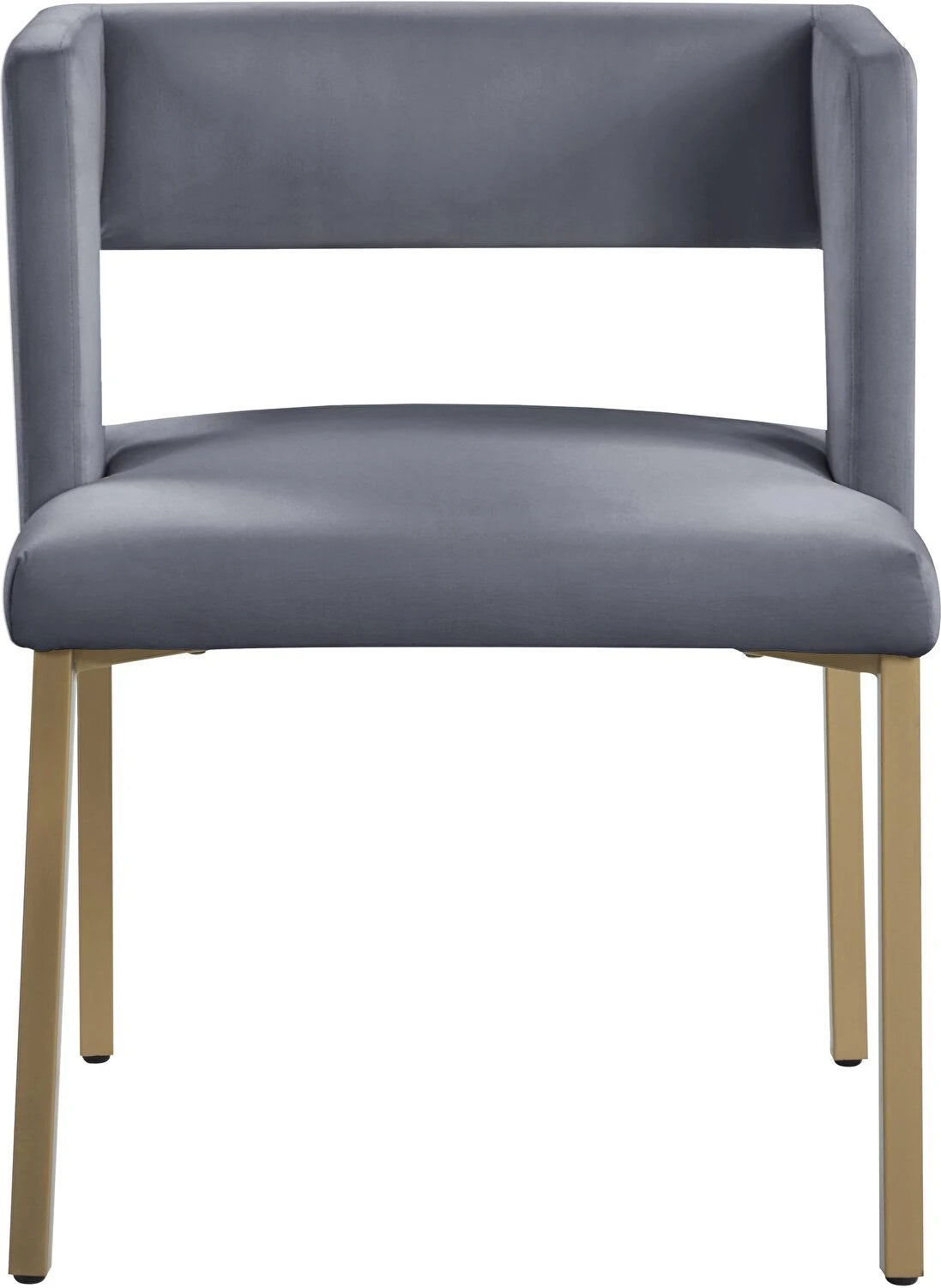 Gray Velvet Dining Chair (Set of 2) R194288