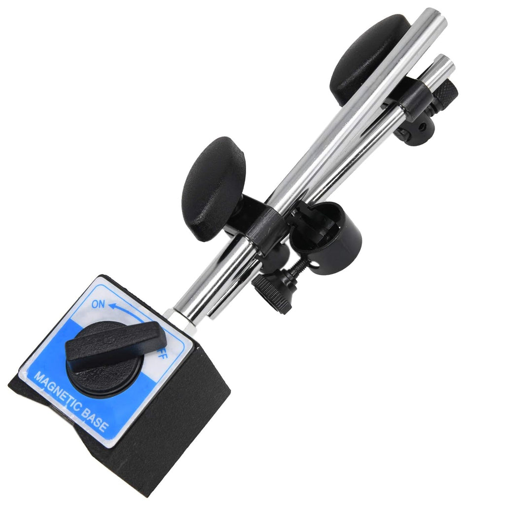 Dial Indicator with Magnetic Base, Long Arm 0-10mm Tester Gage Gauge 0.01mm V877