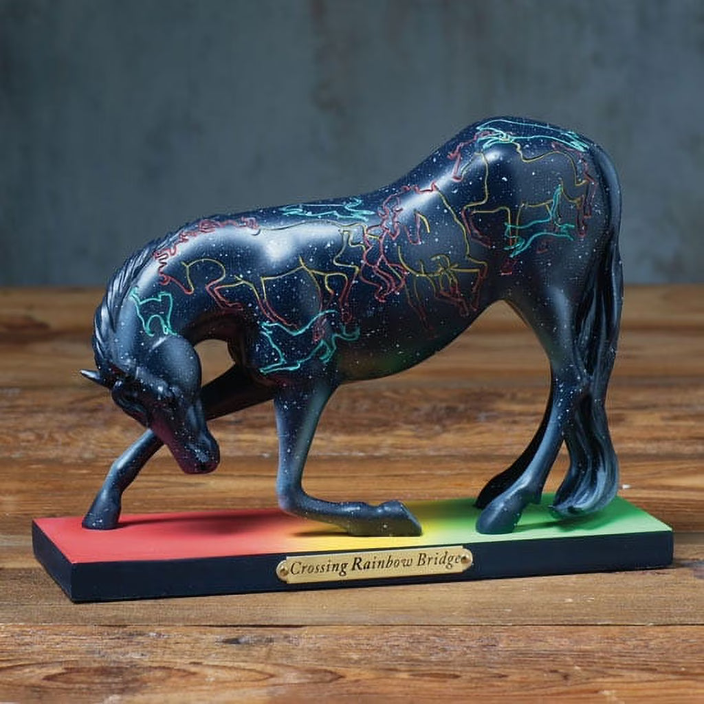 Crossing Rainbow Bridge Figurine 5.5in H W782