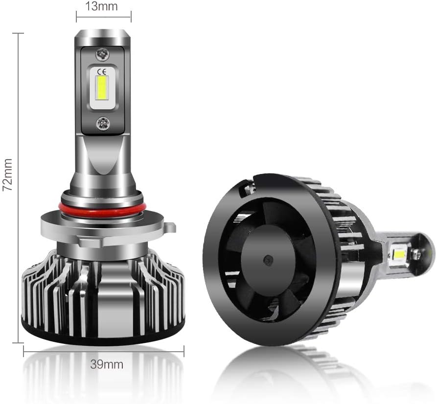 H11 and 9005 LED Bulbs Combo, 6000K Xenon White, Pack of 2 N711427