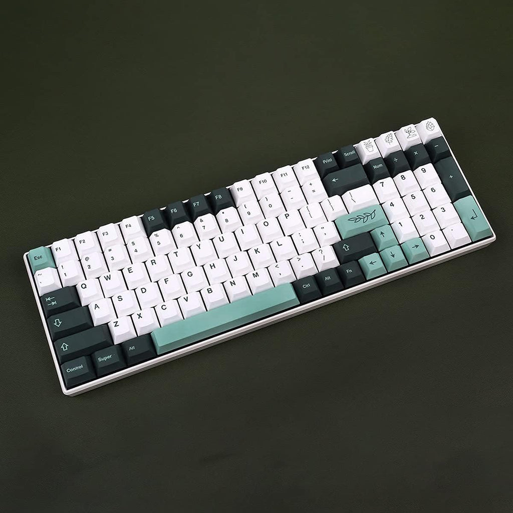 141 Keys PBT Botanical Keycaps Cherry Profile DYE-SUB G26396