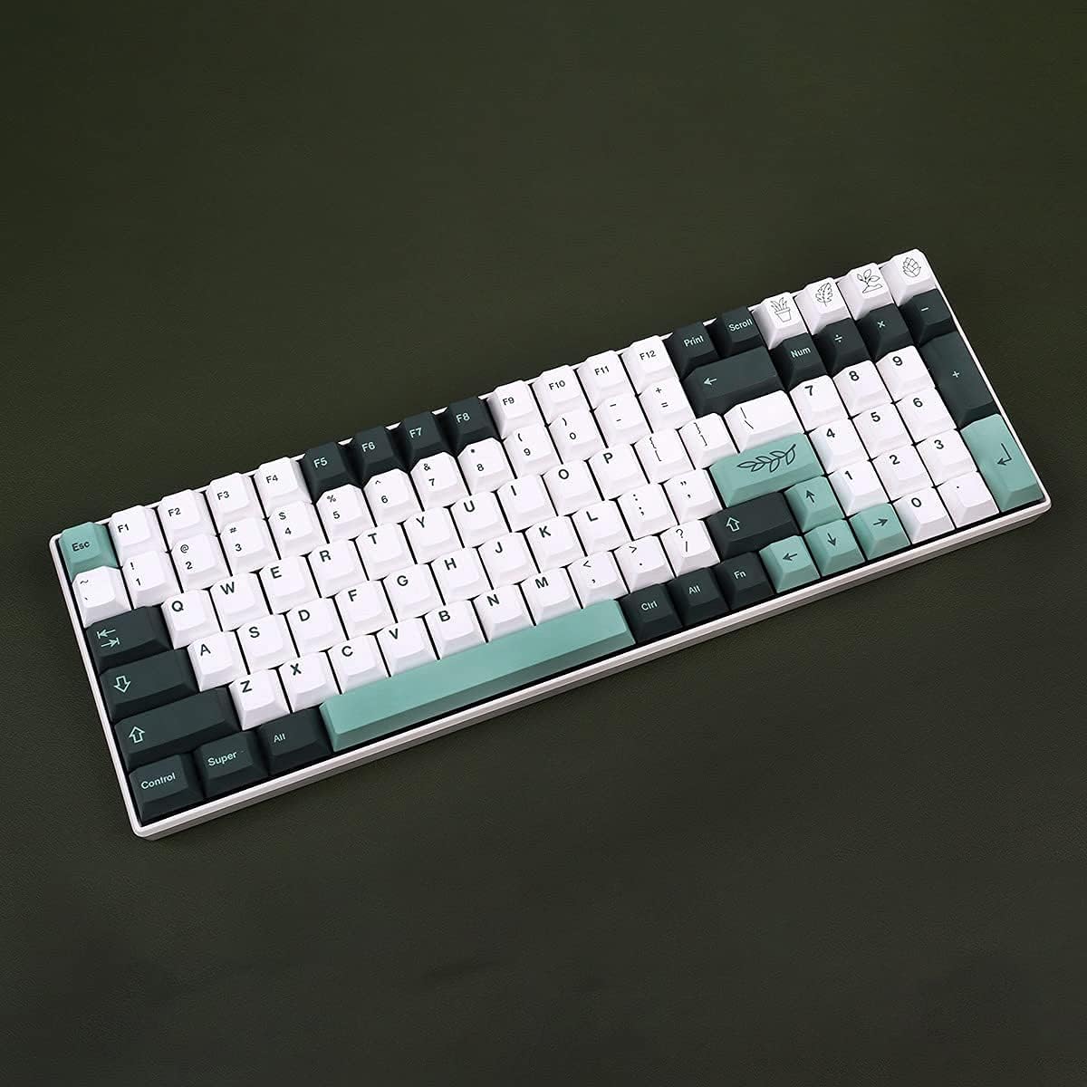 141 Keys PBT Botanical Keycaps Cherry Profile DYE-SUB G26396
