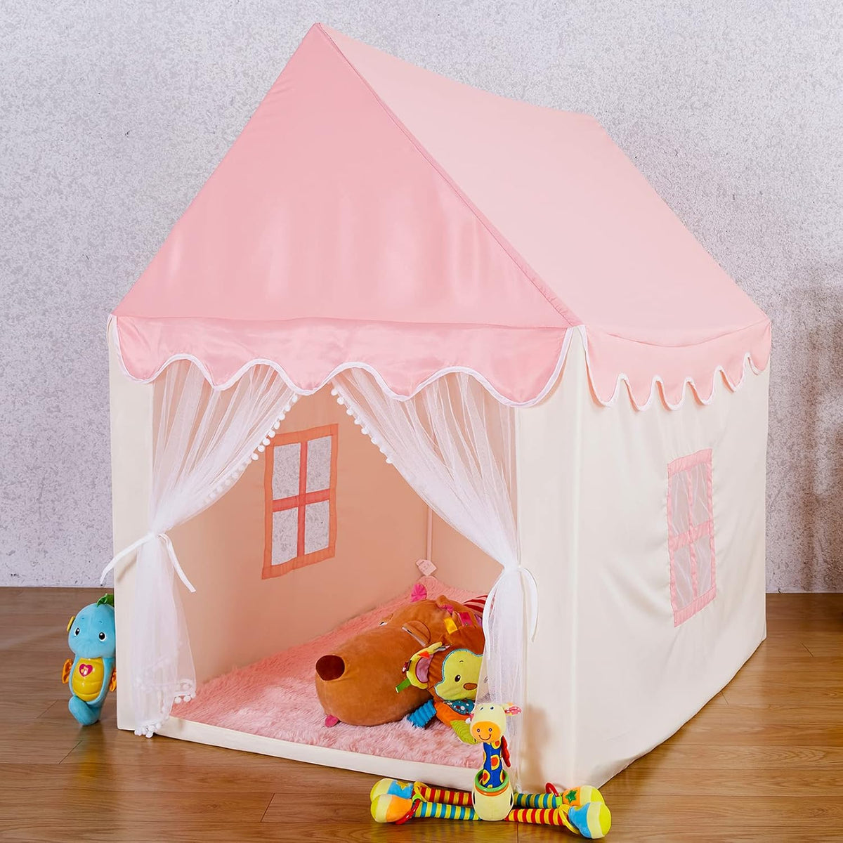 Pink Princess Castle Play Tent for Girls R462