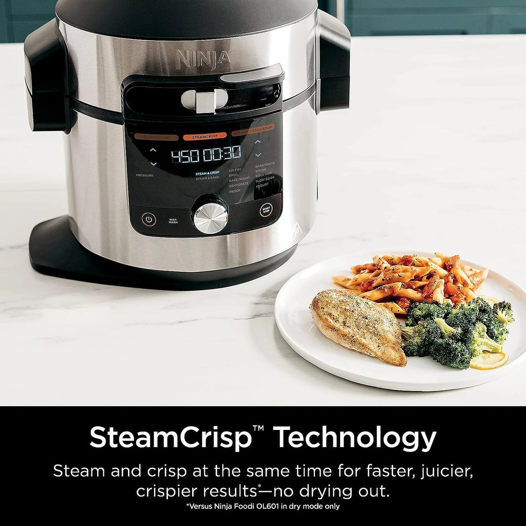 Navy Blue 8 Qt. Pressure Cooker Steam Fryer K2274