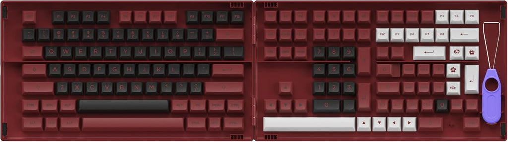 157 Keys Double-Shot PBT Cherry Profile Full Keycaps Set with Storage Box B34523