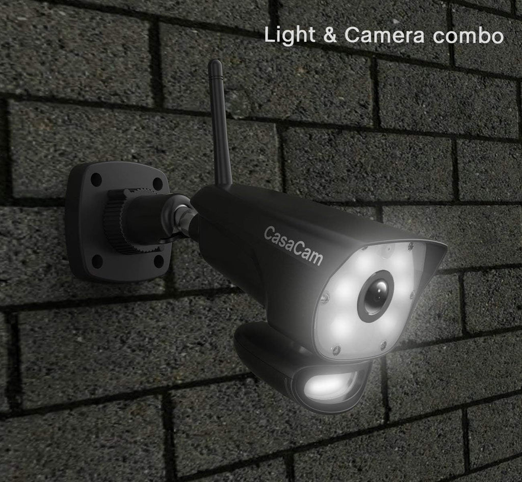 Wireless Security Camera System with 7 Touchscreen and HD Spotlight Cameras H757173