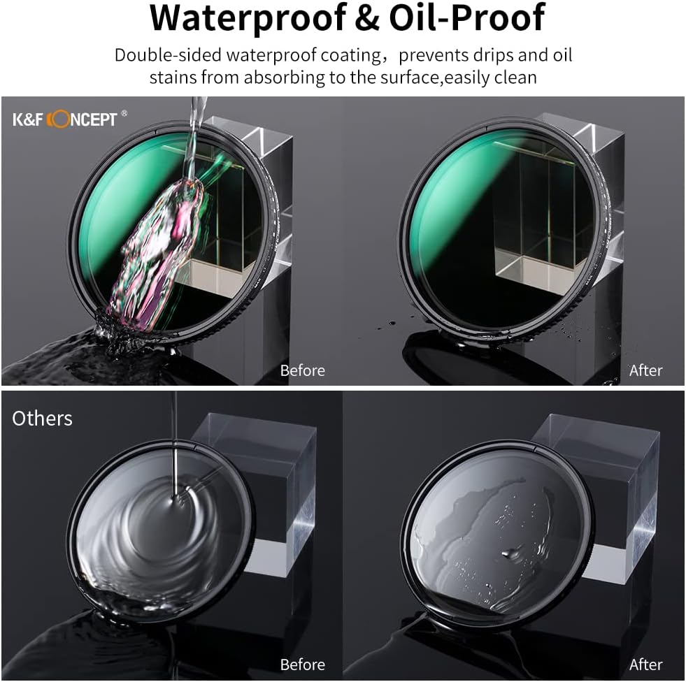 52mm Variable ND3-ND1000 Neutral Density Lens Filter G7152