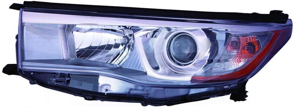 Headlight Assembly for Toyota Highlander Hybrid 2014 2015 2016 Passenger Side I949994