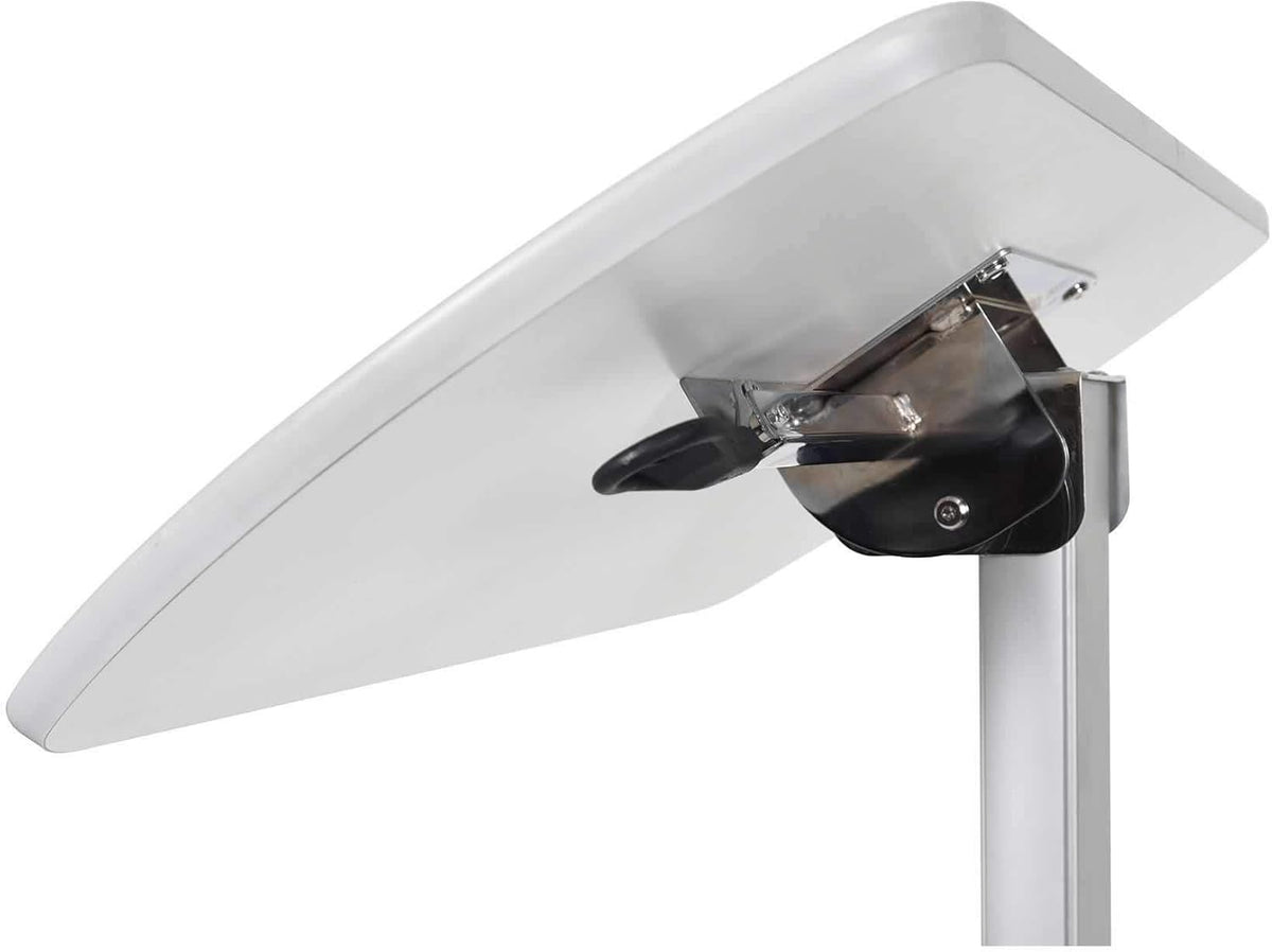 White Pneumatic Adjustable-Height Lectern K22207