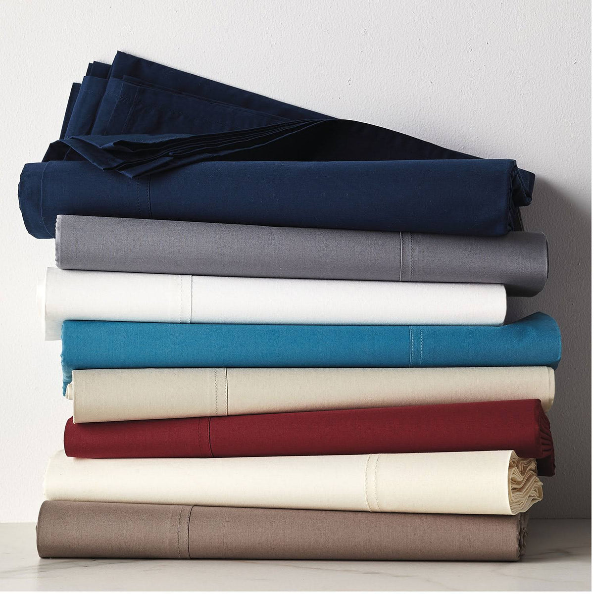 Twin Supima Cotton Percale Flat Sheet P644341