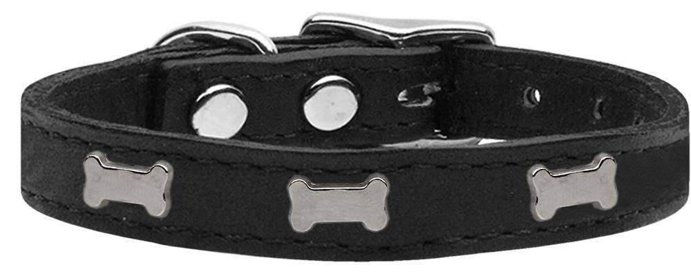Purple Genuine Leather Dog Collar W41280