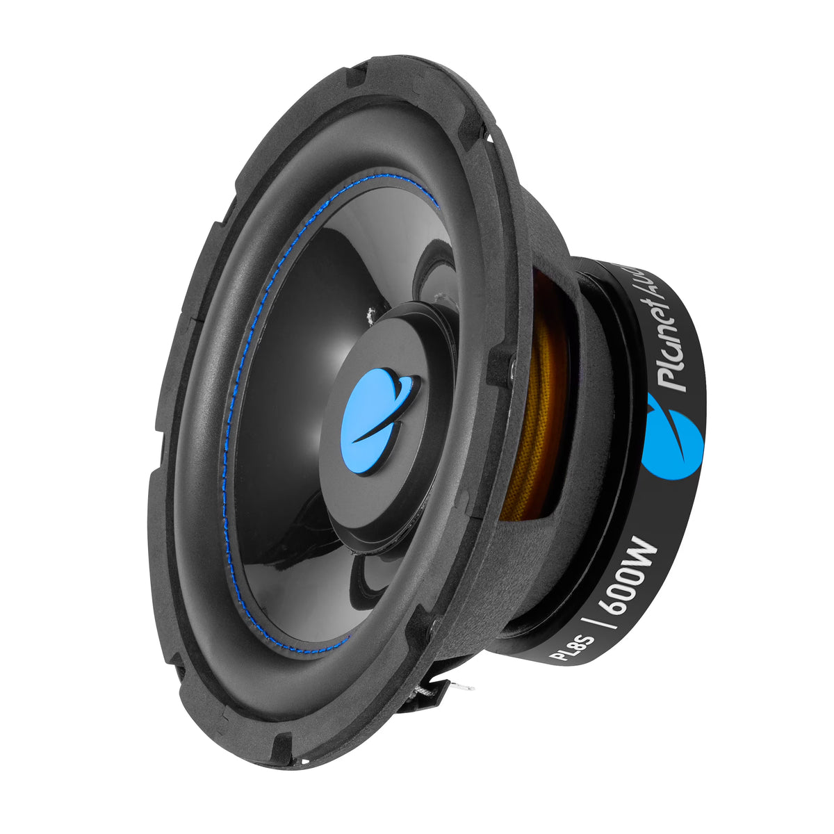 8 Inch Car Audio Subwoofer, 600 Watts Max, Single 4 Ohm Voice Coil D992898